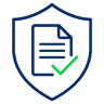 آیکون امنیت قرارداد NDA — امن و معتبر